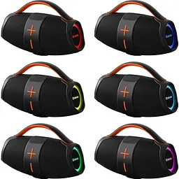 Акустична система 1.0 Defender Beatbox 24, 25Вт Bluetooth/FM/TF/USB/AUX/TWS чорна - мініатюра 9