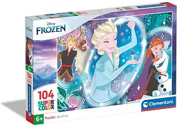 Пазл Clementoni SuperСolor: Крижане серце 2, Disney (SuperСolor - Disney Frozen 2 Puzzle - 104 pcs.), 104 ел. (25737)