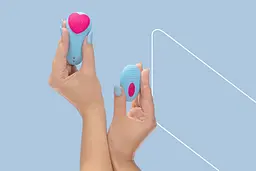 Вібратор у трусики FairyGasm HeartGem blue, на магніті, пульт ДК - мініатюра 10