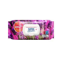Вологі серветки універсальні Summer Fresh Glamour 120 шт. Серветки з запахом - мініатюра 3