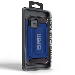 Чехол для Apple iPhone 15, Panzer, синий, противоударный, бронированный, милитари, панель-накладка, защита всего корпуса, защита дисплея и камеры, термополиуретан (TPU) + поликарбонат (PC), ArmorStandart (ARM73725) - мініатюра 7