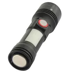 Ліхтар Quantum Adept 10W LED zoom + COB з USB (QM-FL1031) - мініатюра 2