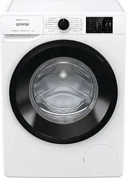 Пральна машина Gorenje фронтальна, 8кг, 1400, A+++, 46см, дисплей, пар, інвертор, білий (WNEI84SDS)