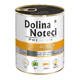 Консерва Dolina Noteci Premium 800г для собак з качкою та гарбузом
