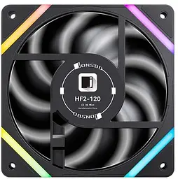 Вентиялтор JONSBO HF2-120BR Reverse ARGB Black (HF2-120BR ARGB Black) - мініатюра 3