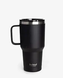 Термостакан SmartShake Bohtal з ручкою з нержавіючої сталі Tumbler Black 900 мл (11281601) - мініатюра 2