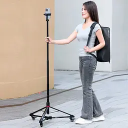 Штатив Ulanzi AT-03 Tripod Dolly Kit 1.6m Black [126315] - мініатюра 2