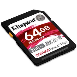 Карта пам'яті Kingston 64GB SDXC C10 UHS-II U3 R300/W260MB/s (SDR2/64GB) - мініатюра 3