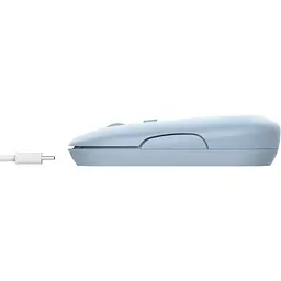 Мишка Trust Puck Wireless/Bluetooth Silent Blue (24126) - мініатюра 5