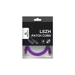Патч-корд 5м S/FTP Cat 6A CU LSZH violet Cablexpert (PP6A-LSZHCU-V-5M) - мініатюра 4
