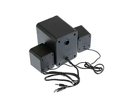 Колонки для комп'ютера, ноутбука FT-202 Mini 2.1 чорні, акустична система для дому | музичні колонки (ST) - мініатюра 2