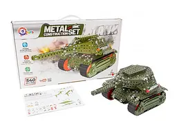 Конструктор металевий Танк, ТехноК (9307), 540 дет. - мініатюра 2
