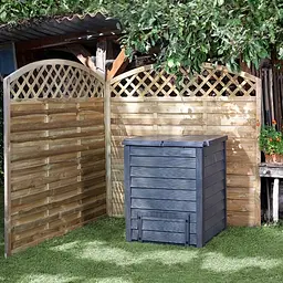 Компостер GRAF Thermo-Wood 600 л сірий з решіткою (626051) - мініатюра 5