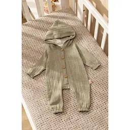 Комбінезон для хлопчика Beyaz Bebek 7165 74 см Оливковий