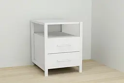 Тумба універсальна Ferrum-decor Вів'єн 2/2 50x41x40 білий ДСП Білий 16мм (FRD-104161) - мініатюра 3