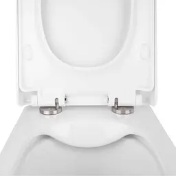 Набір Qtap інсталяція 3 в 1 Nest QT0133M425 з панеллю змиву квадратною QT0111M06029SAT + унітаз з сидінням Tern QT1733052ERW, Білий - мініатюра 6