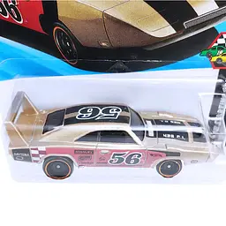 Базова машинка Hot Wheels HW Starting Grid 69 Dodge Charger Daytona золотиста (5785) JJH97-N521 - мініатюра 3