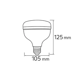 Світлодіодна лампа "CRYSTAL-30" 30W 6400K E27 - мініатюра 3