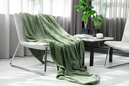 Плед Ardesto Flannel 160х200 см 100% поліестер зелений pbe0050438 - мініатюра 3
