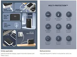 Повербанк Powerbank LogicPower LPPQ27 20000 mAh QC PD 65W - мініатюра 3