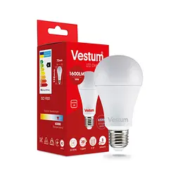 Лампочка Vestum A70 18W 6500K 220V E27 (1-VS-1113) - мініатюра 2