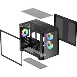 Корпус Ocypus Iota C50 Curve ARGB Black (Iota-C50-BKD300CD-GL) [165774] - мініатюра 8