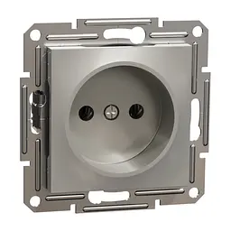 Розетка Schneider Electric ASFORA без заземлення бронза (EPH3000169) - мініатюра 2