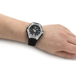 Кварцовий наручний годинник Casio Collection MWA-100H-1AVEF з полімерним ремінцем - мініатюра 2
