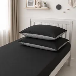 Дитяча постільна білизна MIRSON JUNIOR фланель Black/Marengo 200х220см (2200012803349) - мініатюра 7