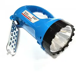 Ліхтар акумуляторний Intertool 1 LED 5W+15 SMD LB-0101 Синій - мініатюра 7