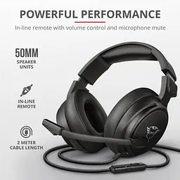 Гарнітура ігрова Trust GXT 433 Pylo Multiplatform 3.5 мм Black (23381_Trust) - мініатюра 2
