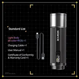 Ліхтар проєкційний SIDANDE Pro L8ES 12W [168616] - мініатюра 4