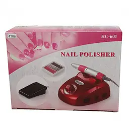 Фрезер для манікюру та педикюру 30000 оборотів Nail Polisher HC-601 фрезер для нігтів білий - мініатюра 6
