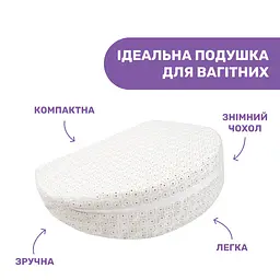 Подушка для вагітних Chicco Boppy Wedge бежева (79925.46) - мініатюра 5