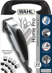 Машинка для стриження Moser Wahl HomePro, від мережі, вібраційний мотор, насадок-8, кейс,ножиці, гребінець в компл, сталь, чорно-сріблястий - мініатюра 9