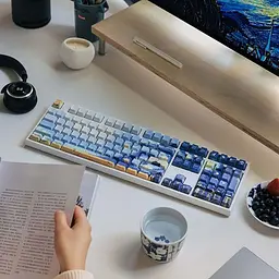 Набір кейкапів Varmilo 130Keys Van Gogh Cherry Profile Keycap Set (130K-110FA-R-V) - мініатюра 9