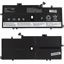 Батарея для ноутбука Lenovo L18C4P71 (ThinkPad X1 Карбоновий 7th Gen X1 Yoga 5th Gen) 15.4V 3100mAh Чорний - мініатюра 2