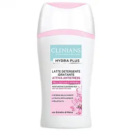 Молочко для обличчя очищуюче та зволожуюче Clinians Hydra Plus Attiva Antistress, 200 мл