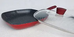 Сковорода гриль Meisterklasse MK-1032-28 red marble - мініатюра 4