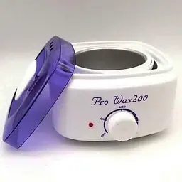Воскоплав банковий Pro Wax 200 для депіляції нагрівач для воску з терморегулятором Біло Синій - мініатюра 2