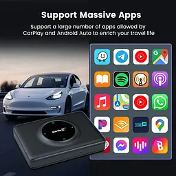 USB-адаптер CarlinKit T2C для Tesla для бездротового Apple CarPlay / Android Auto - мініатюра 5