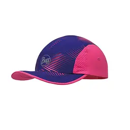 Кепка Buff Run Cap optical pink Синій