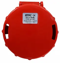 Розетка переносна P5 63А IP67 3P+N+PE ГП АСКО-УКРЕМ (A0080020009) - мініатюра 3