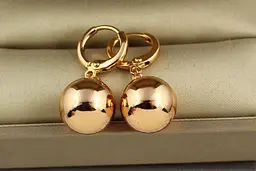 Сережки Xuping Jewelry кульки 2.7 см золотисті