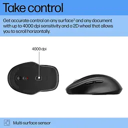 Комп'ютерна миша HP 510 Ultra-Fast Rechargeable WL чорний teh0014080 - мініатюра 3