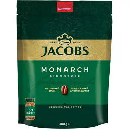 Кава розчинна Jacobs Monarch 300 г (723039)