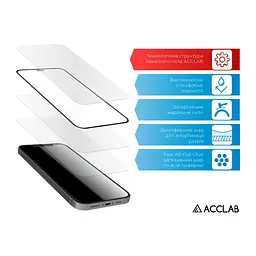 Скло захисне ACCLAB Full Glue Apple iPhone 15 Pro (1283126575389) - мініатюра 4