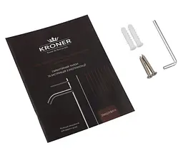 Штанга для душу Kroner KRP Edelstahl Klassisch - ESG230 (CV022984) - мініатюра 6