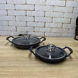 Набір омлетниць OMS 2 предмети чорний 3286-Black