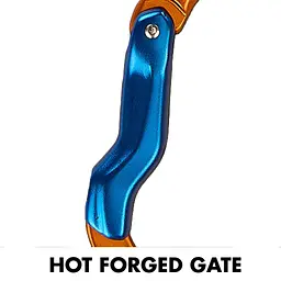 Карабін Climbing Technology Morfo Bent Gate Orange/Blue (1053-2C28500WBUCTSTD) - мініатюра 3
